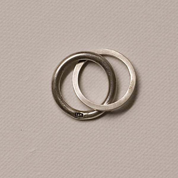 Silverringar.