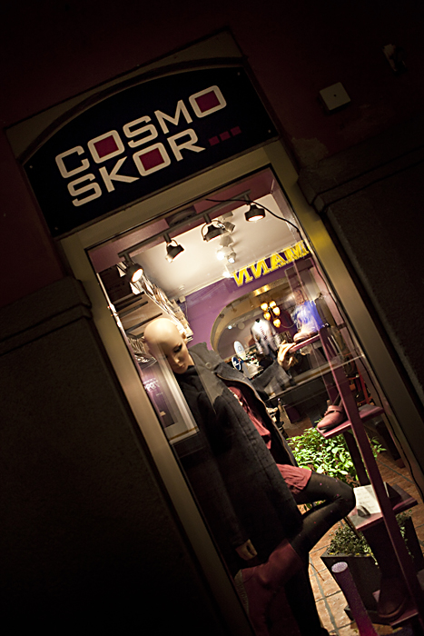 Cosmo skor ligger på S:t Persgatan 7 i Uppsala...